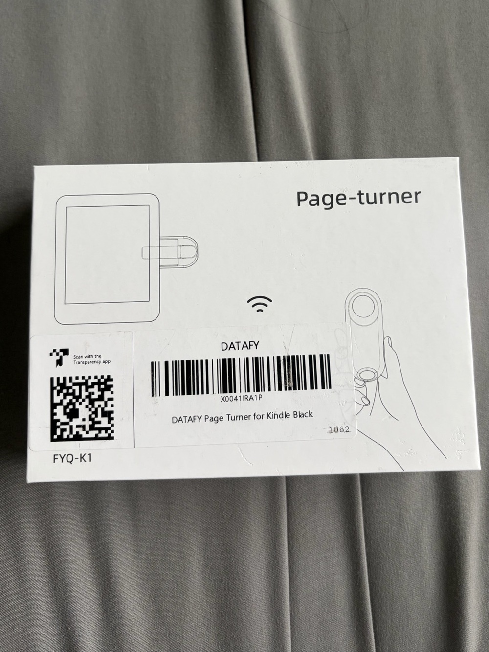 Black Page-Turner for Tablets and Kindles